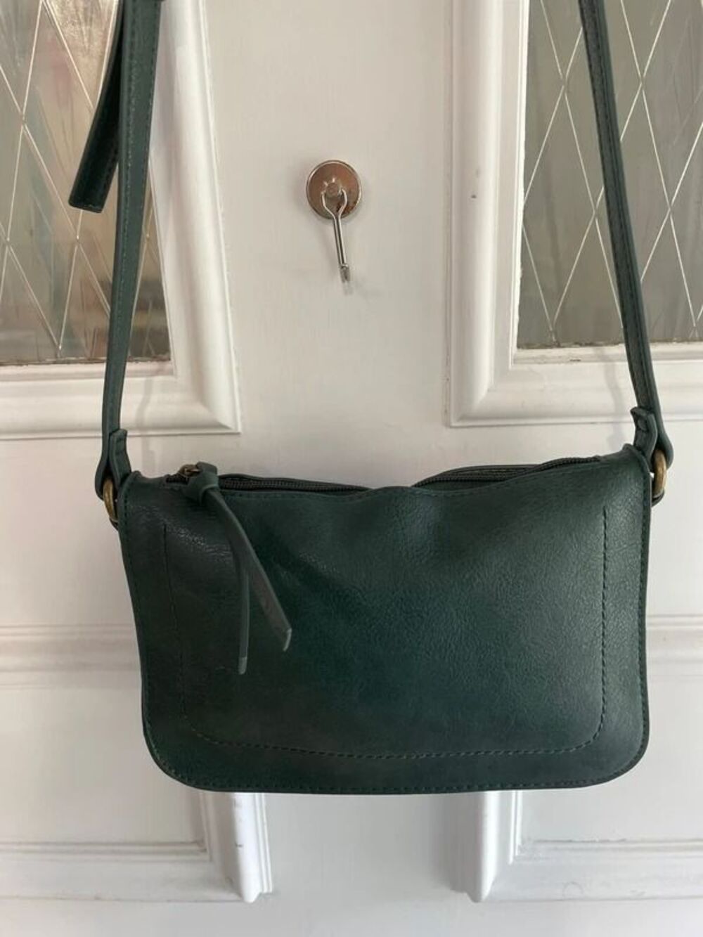 Sonoma Green Crossbody purse EUC